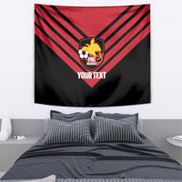 Hekari Papua New Guinea Football Custom Tapestry Go PNG Red Army