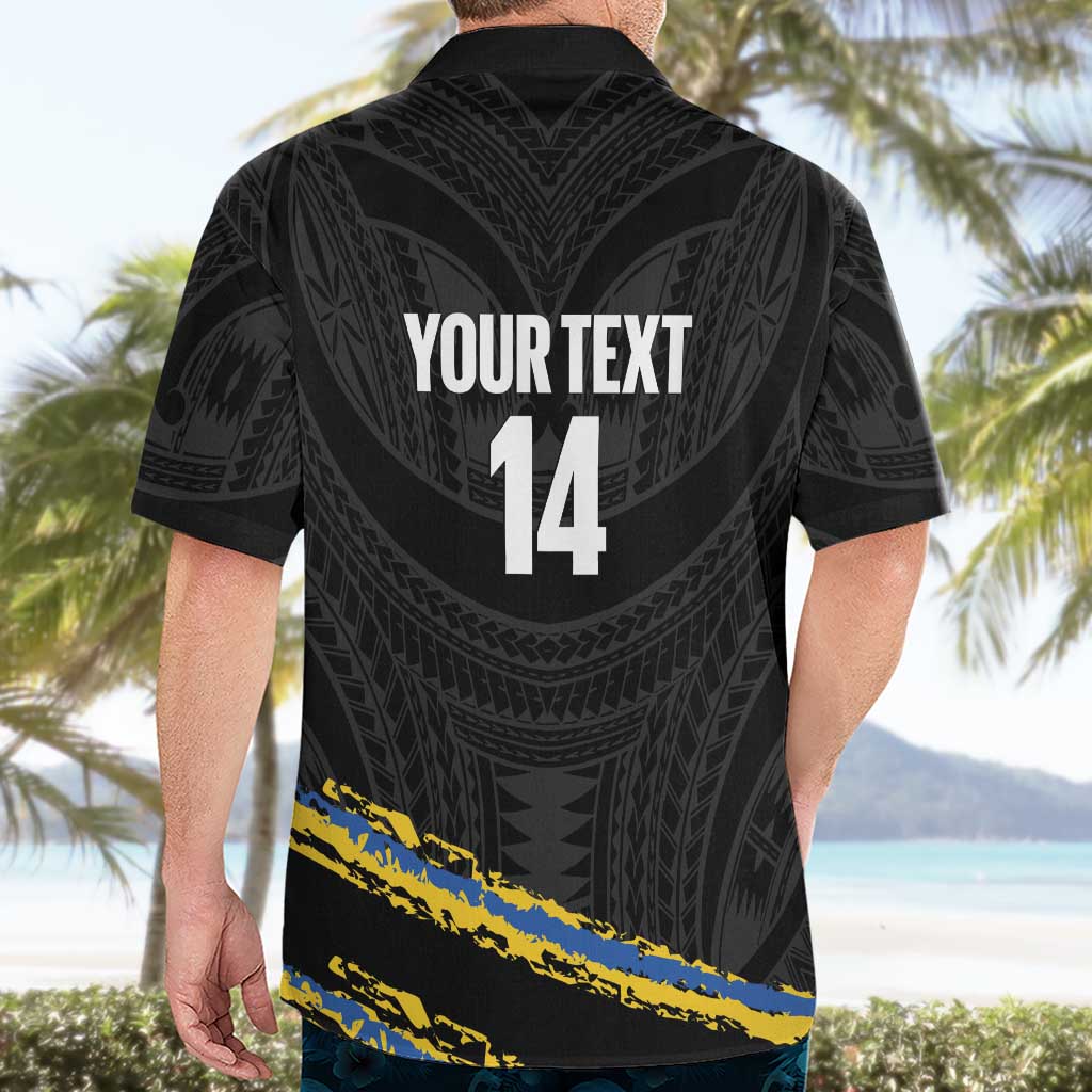 Kings Solomon Islands Football Custom Hawaiian Shirt Come On Solomons Polynesian Grunge Style