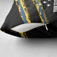 Kings Solomon Islands Football Custom Pillow Cover Come On Solomons Polynesian Grunge Style
