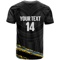 Kings Solomon Islands Football Custom T Shirt Come On Solomons Polynesian Grunge Style