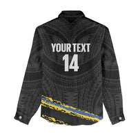 Kings Solomon Islands Football Custom Women Casual Shirt Come On Solomons Polynesian Grunge Style