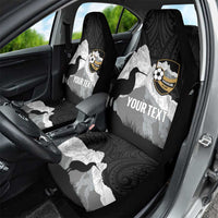 New Zealand South Island Football Custom Car Seat Cover Aoraki Mount Cook With Kiwi Maori Pattern LT14 - Polynesian Pride