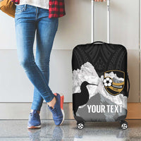 New Zealand South Island Football Custom Luggage Cover Aoraki Mount Cook With Kiwi Maori Pattern LT14 - Polynesian Pride