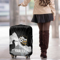 New Zealand South Island Football Custom Luggage Cover Aoraki Mount Cook With Kiwi Maori Pattern LT14 - Polynesian Pride