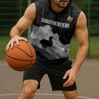 New Zealand South Island Football Custom Sleeveless Hoodie Aoraki Mount Cook With Kiwi Maori Pattern LT14 - Polynesian Pride
