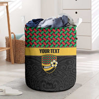 Vanuatu Football Custom Laundry Basket Go Chiefs Basket-weave Pattern