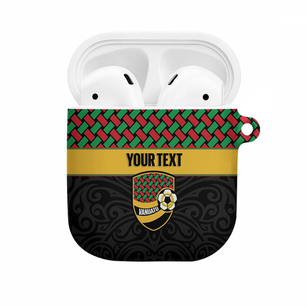 Vanuatu Football Custom AirPods Case Go Chiefs Basket-weave Pattern
