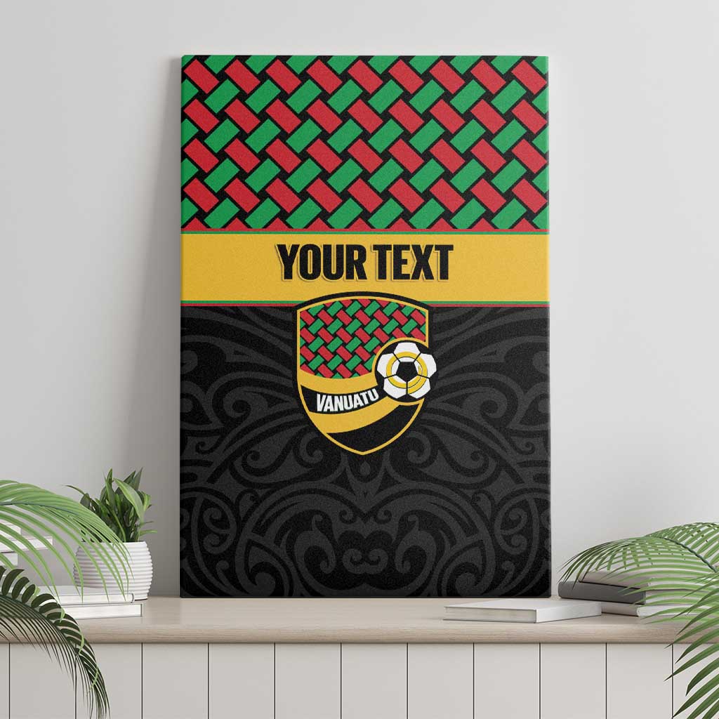Vanuatu Football Custom Canvas Wall Art Go Chiefs Basket-weave Pattern