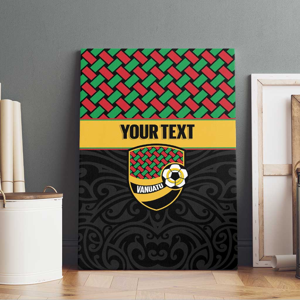 Vanuatu Football Custom Canvas Wall Art Go Chiefs Basket-weave Pattern