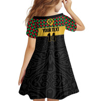 Vanuatu Football Custom Family Matching Mermaid Dress and Hawaiian Shirt Go Chiefs Basket-weave Pattern LT14 - Polynesian Pride