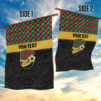 Vanuatu Football Custom Garden Flag Go Chiefs Basket-weave Pattern
