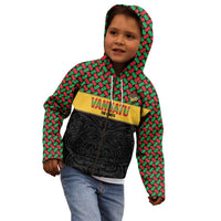 Vanuatu Football Custom Kid Hoodie Go Chiefs Basket-weave Pattern