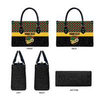 Vanuatu Football Custom Leather Bag Go Chiefs Basket-weave Pattern