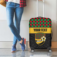 Vanuatu Football Custom Luggage Cover Go Chiefs Basket-weave Pattern