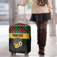 Vanuatu Football Custom Luggage Cover Go Chiefs Basket-weave Pattern