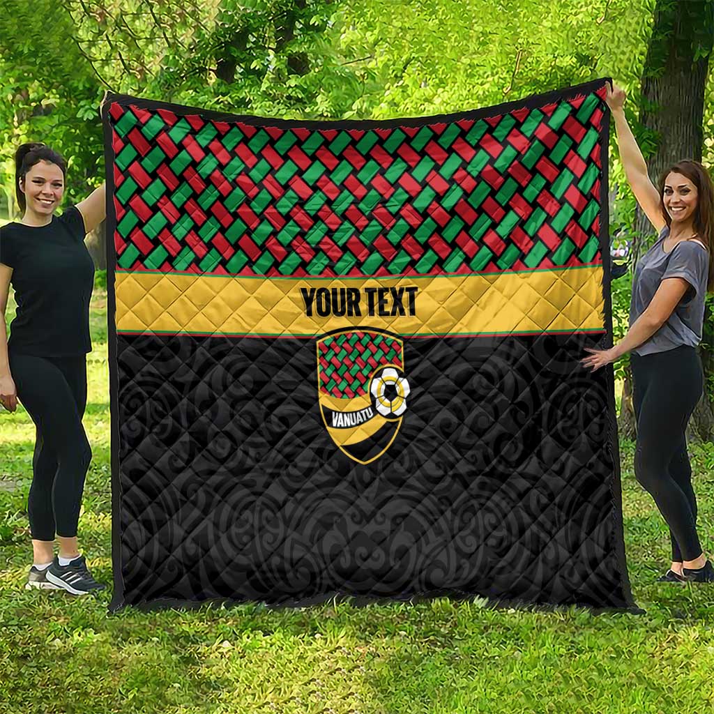 Vanuatu Football Custom Quilt Go Chiefs Basket-weave Pattern