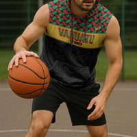 Vanuatu Football Custom Sleeveless Hoodie Go Chiefs Basket-weave Pattern