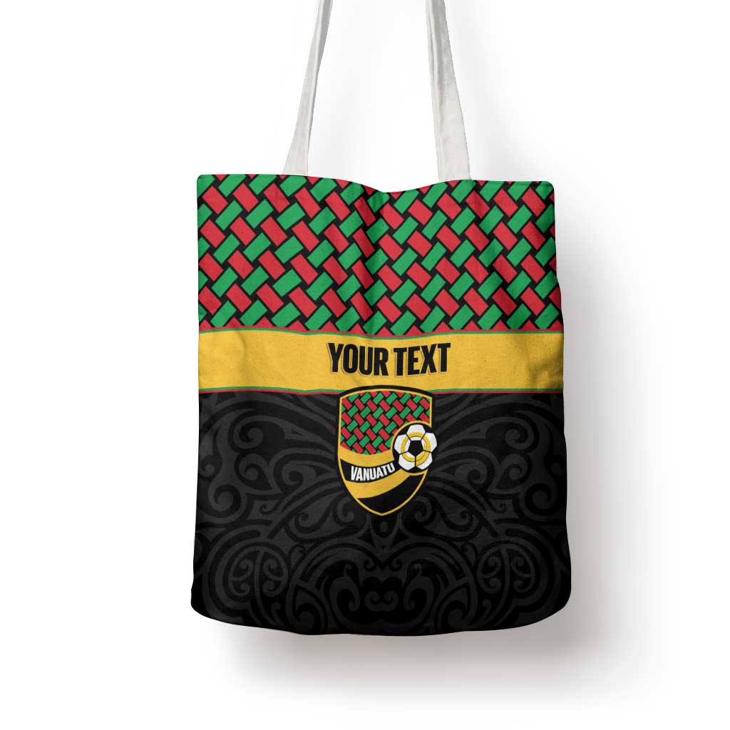 Vanuatu Football Custom Tote Bag Go Chiefs Basket-weave Pattern