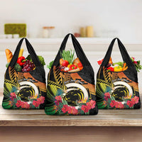 Vanuatu Boar Tusk Yumi Yumi Yumi Grocery Bag Independens Dei Long God Yumi Stanap