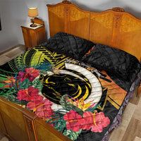 Vanuatu Boar Tusk Yumi Yumi Yumi Quilt Bed Set Independens Dei Long God Yumi Stanap