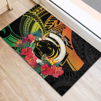 Vanuatu Boar Tusk Yumi Yumi Yumi Rubber Doormat Independens Dei Long God Yumi Stanap