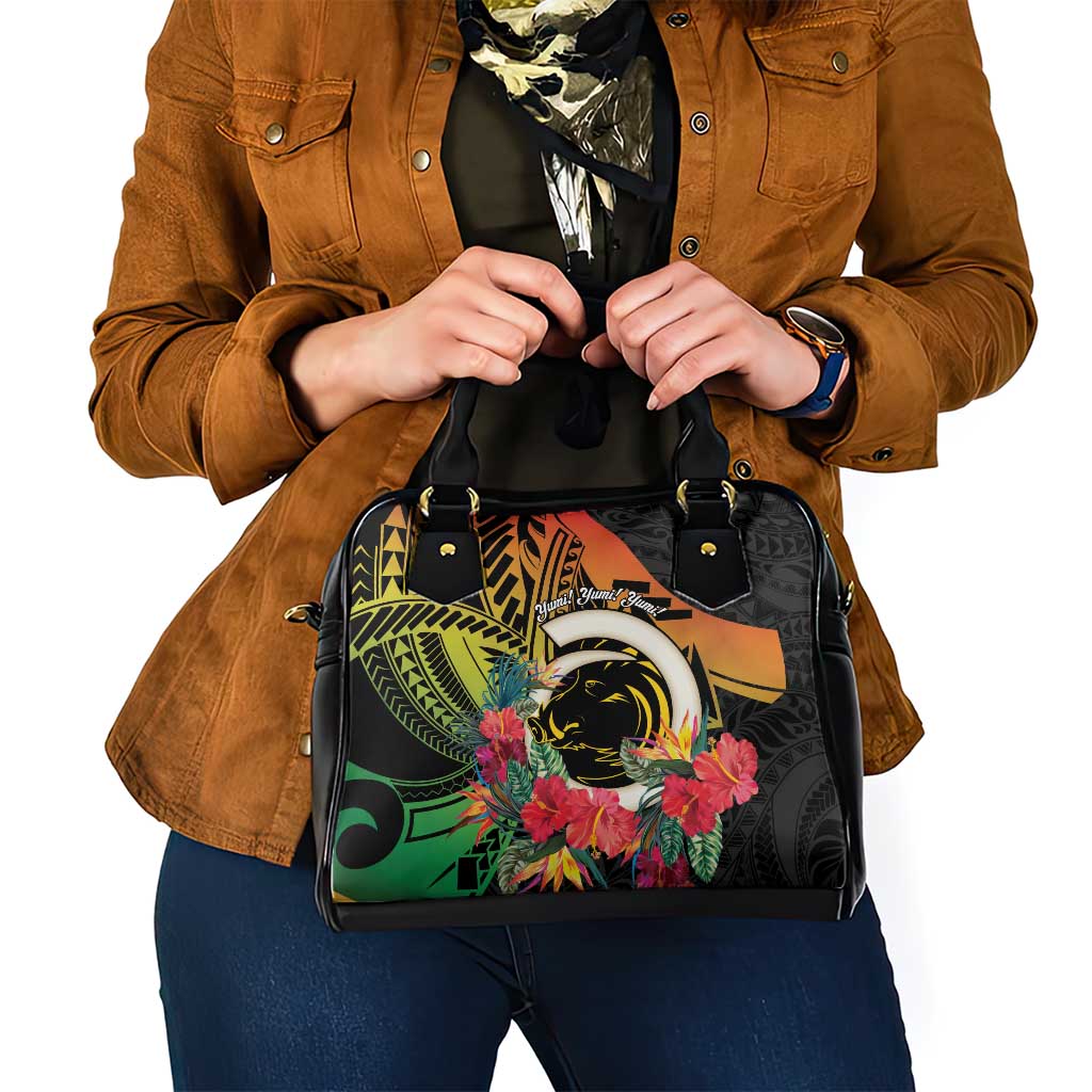 Vanuatu Boar Tusk Yumi Yumi Yumi Shoulder Handbag Independens Dei Long God Yumi Stanap