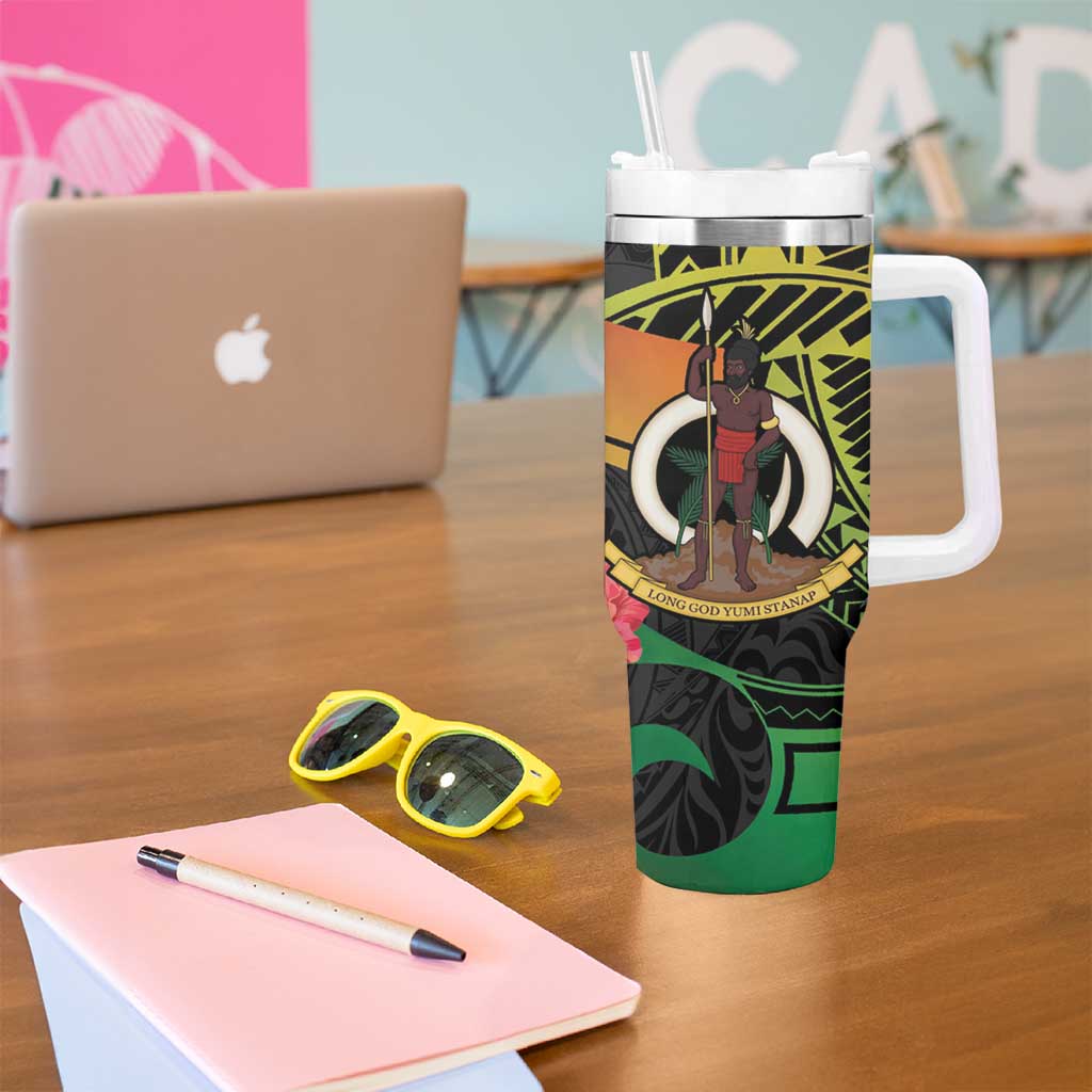 Vanuatu Boar Tusk Yumi Yumi Yumi Tumbler With Handle Independens Dei Long God Yumi Stanap