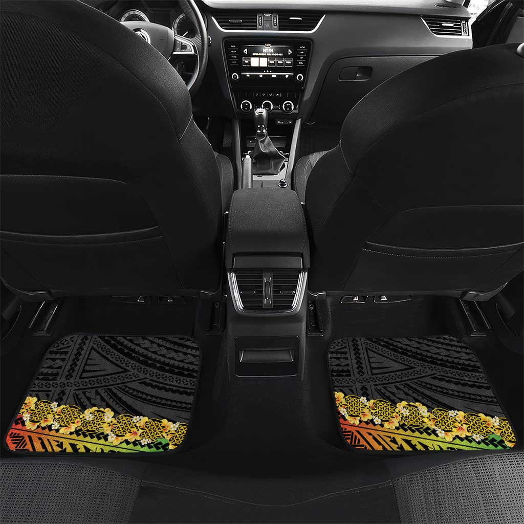 Vanuatu Sand Drawing Turtle Car Mats Happy Independence Day