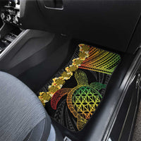 Vanuatu Sand Drawing Turtle Car Mats Happy Independence Day