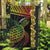 Vanuatu Sand Drawing Turtle Garden Flag Happy Independence Day