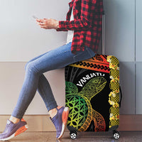 Vanuatu Sand Drawing Turtle Luggage Cover Happy Independence Day