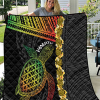 Vanuatu Sand Drawing Turtle Quilt Happy Independence Day
