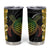 Vanuatu Sand Drawing Turtle Tumbler Cup Happy Independence Day
