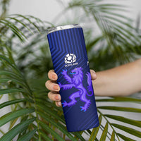 New Zealand and Scotland Rugby Skinny Tumbler All Black Maori With Thistle Together LT14 - Polynesian Pride