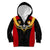 Papua New Guinea Rugby Kid Hoodie Port Moresby Vipers PNG Polynesian Pattern LT14 Zip Hoodie Black - Polynesian Pride