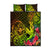 Hawaii Quilt Bed Set Kanaka Map With Polynesian Shark Tattoo Reggae Unique LT14 Reggae - Polynesian Pride