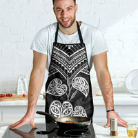 Black New Zealand Kawakawa Maori Ngaru Apron LT14 - Polynesian Pride