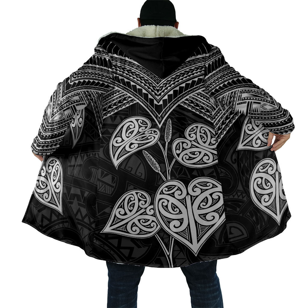 Black New Zealand Kawakawa Maori Ngaru Cloak LT14 - Polynesian Pride
