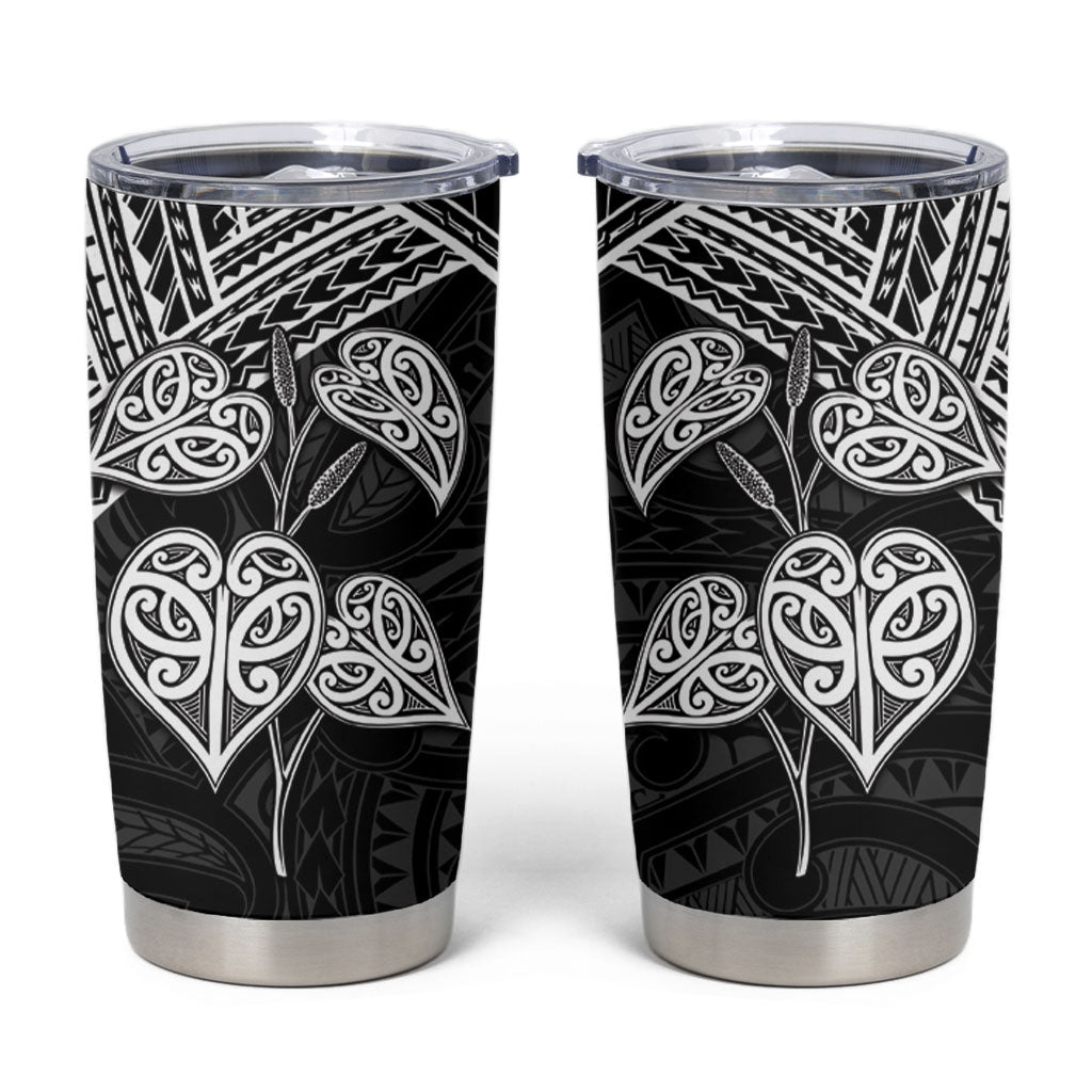 Black New Zealand Kawakawa Maori Ngaru Tumbler Cup