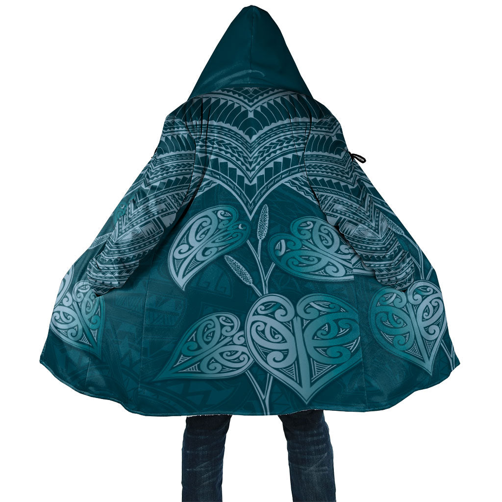 Cyan New Zealand Kawakawa Maori Ngaru Cloak