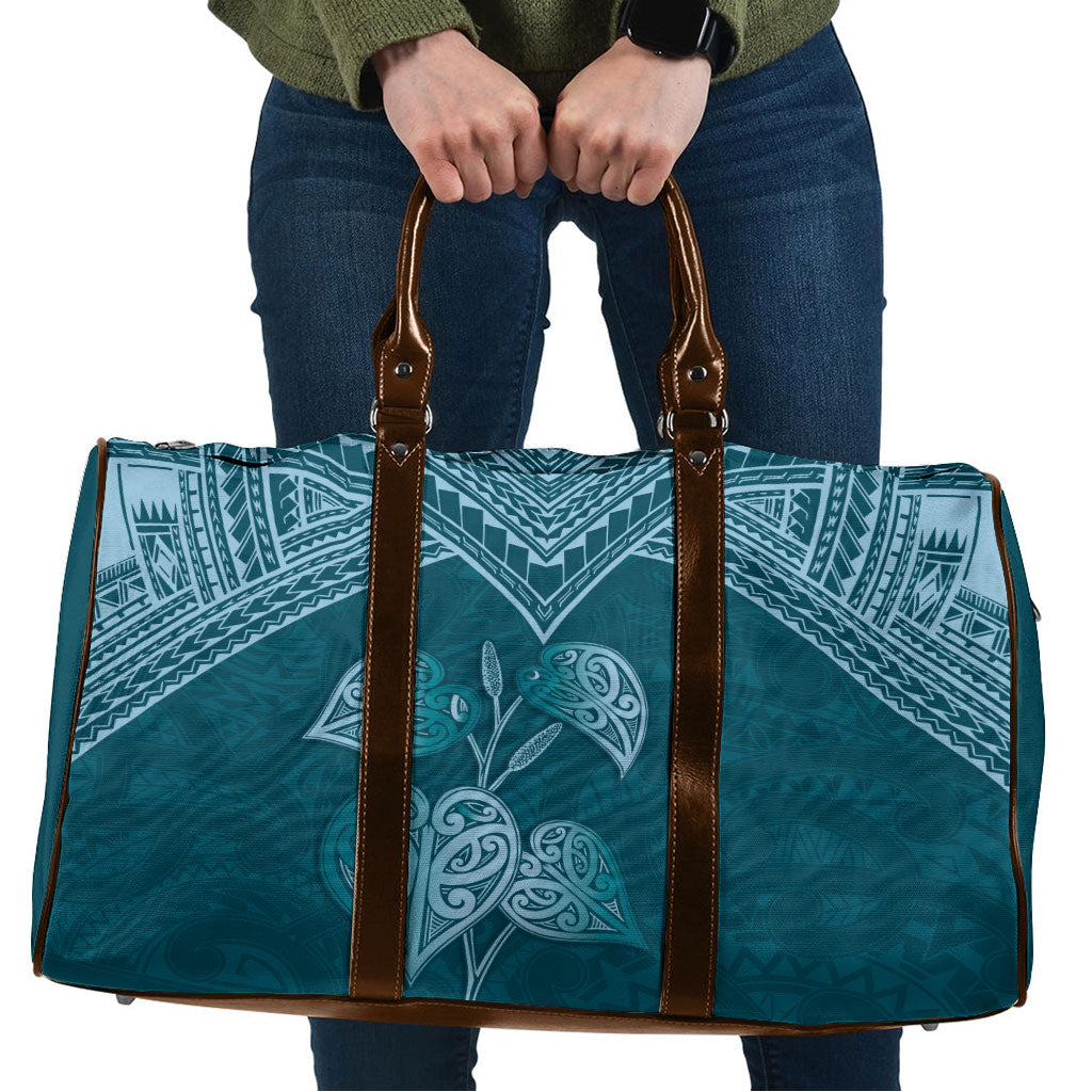 Cyan New Zealand Kawakawa Maori Ngaru Travel Bag