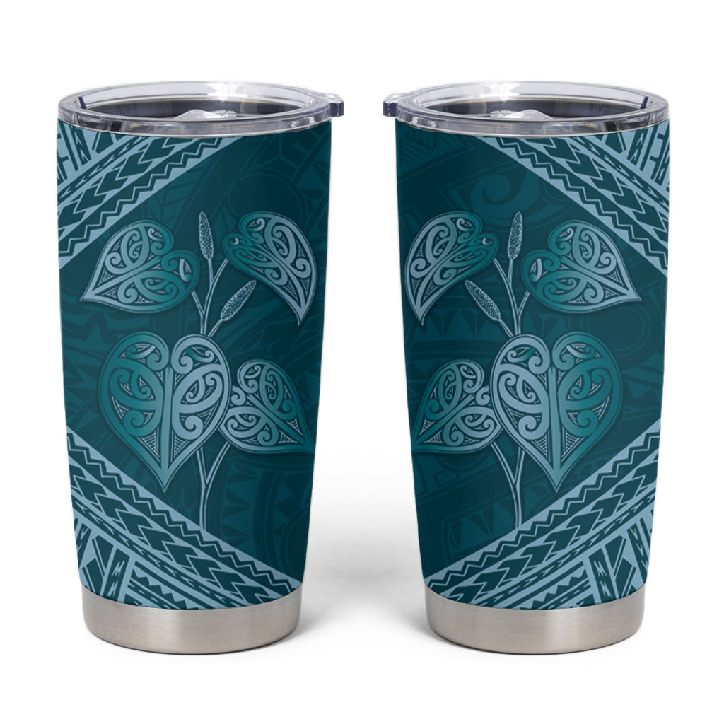 Cyan New Zealand Kawakawa Maori Ngaru Tumbler Cup