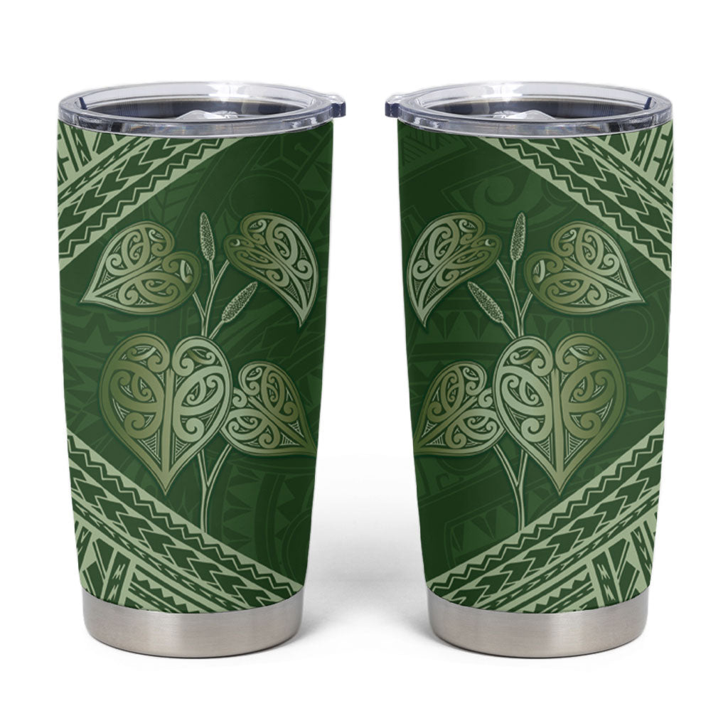 Green New Zealand Kawakawa Maori Ngaru Tumbler Cup