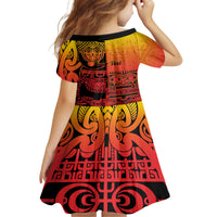 Personalised Ia Ora Na Marquesas Islands Family Matching Long Sleeve Bodycon Dress and Hawaiian Shirt Mata Tiki Marquesan Tattoo LT14 - Polynesian Pride
