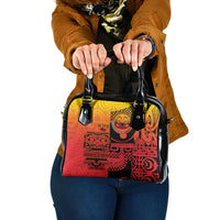 Ia Ora Na Marquesas Islands Shoulder Handbag Mata Tiki Marquesan Tattoo LT14 One Size Red - Polynesian Pride