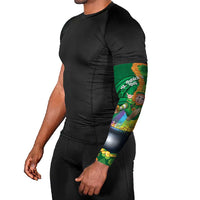 St Patrick's Day Hawaii Arm Sleeves Hauoli Maoli Funny Shaka Leprechaun