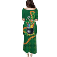 St Patrick's Day Hawaii Puletasi Hauoli Maoli Funny Shaka Leprechaun