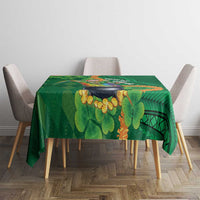 St Patrick's Day Hawaii Tablecloth Hauoli Maoli Funny Shaka Leprechaun