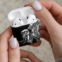 Hafa Adai Guam Discovery Day AirPods Case Chamorro Latte Stone Hand Black Version