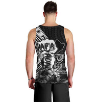Hafa Adai Guam Discovery Day Men Tank Top Chamorro Latte Stone Hand Black Version